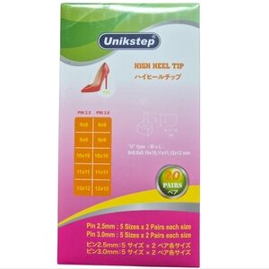 High Heel Tips Replacement Shoes 20 Pairs Repair Caps Tool Kit